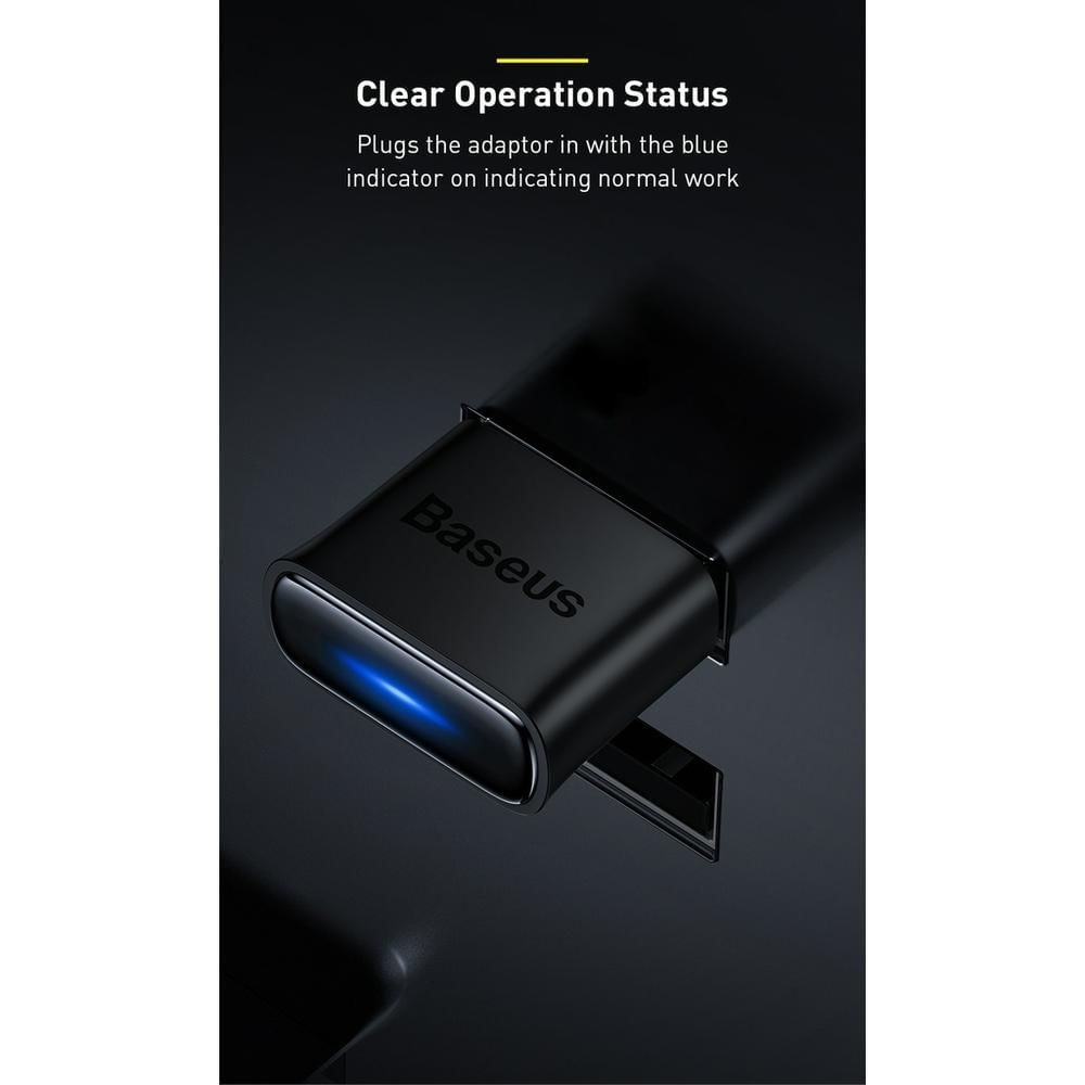 Adaptador Bluetooth para PC BASEUS BA04 Preto