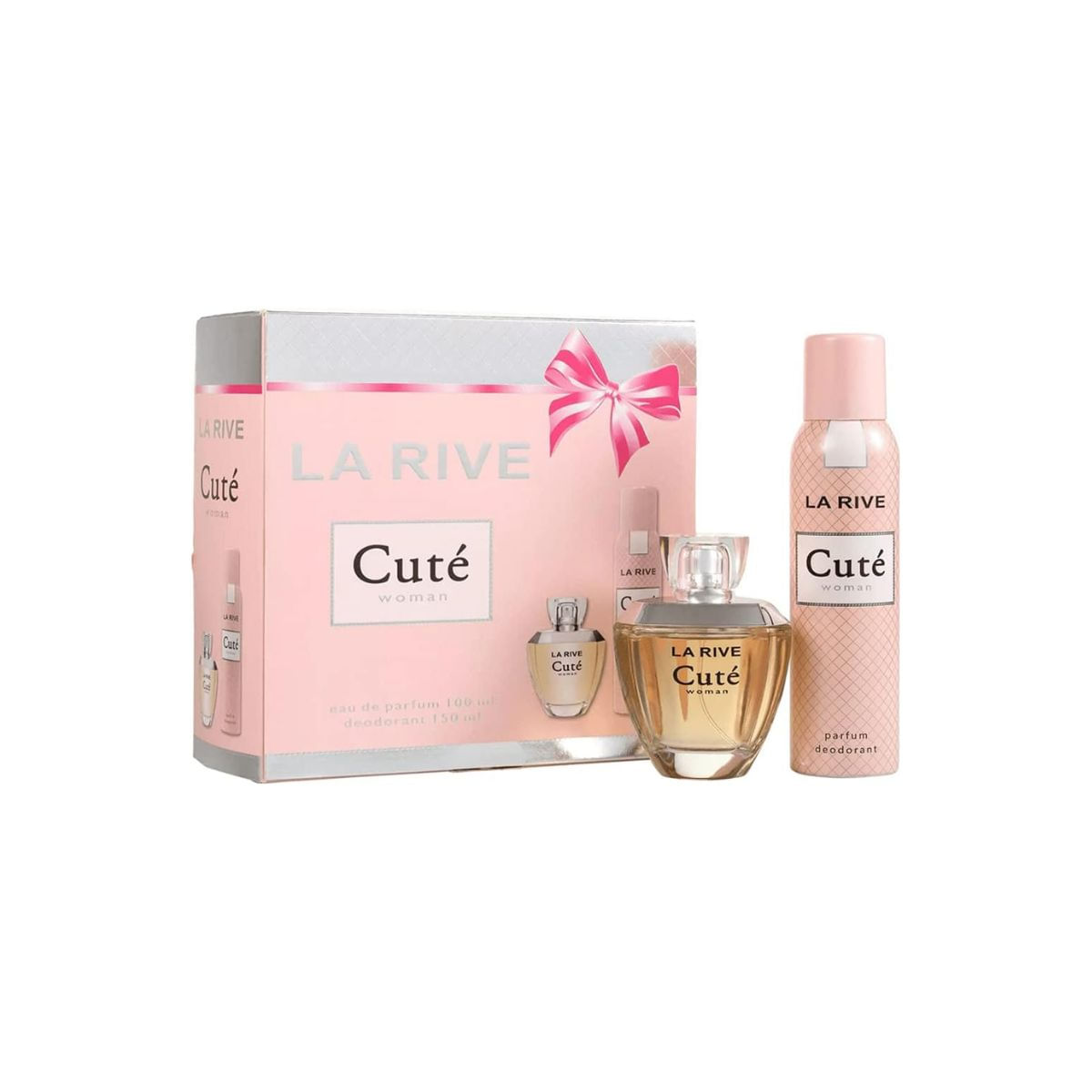 Kit La Rive Cuté Eau de Parfum 100ml + Desodorante 150ml