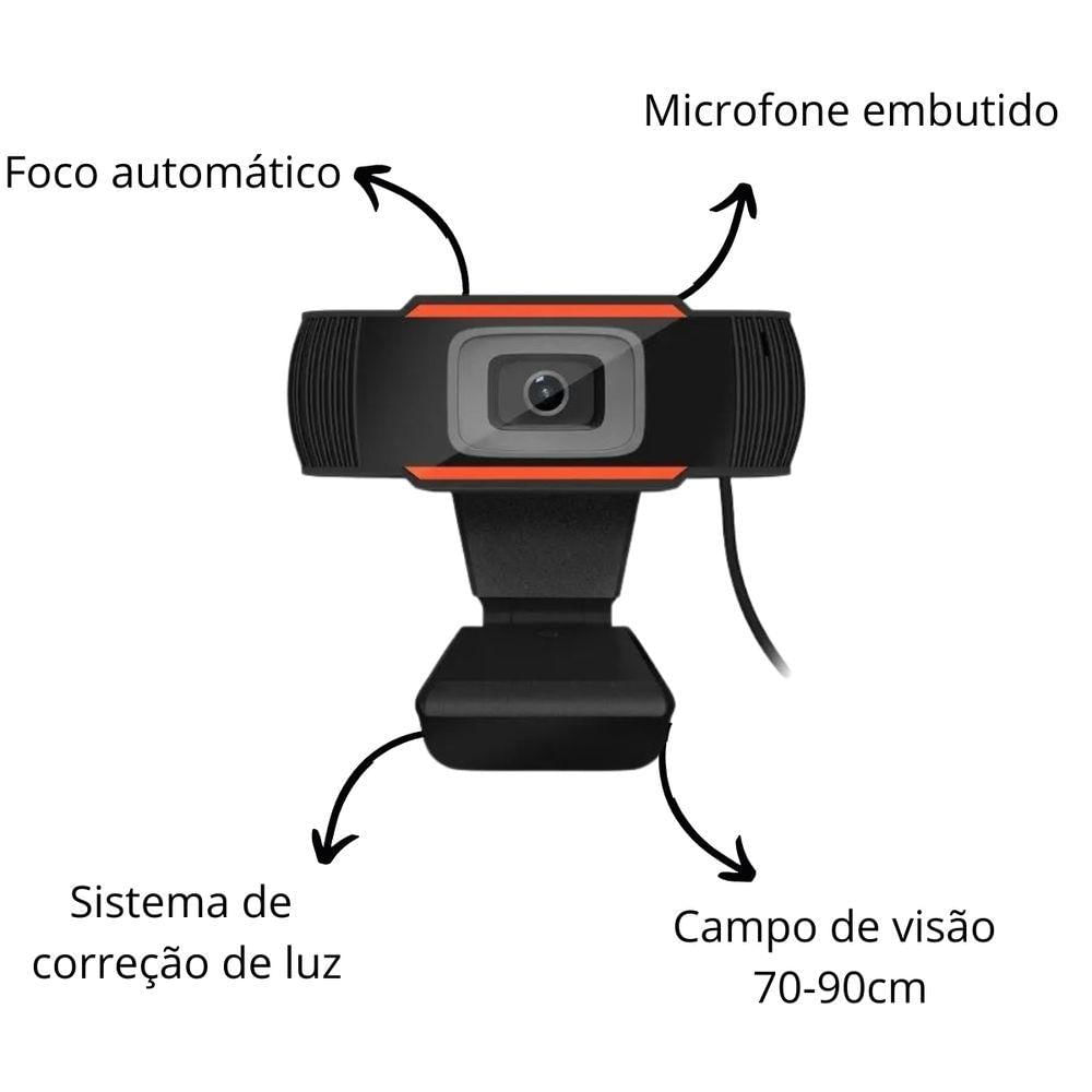 Kit 5 Unid Webcam Com Microfone Usb 640x480 Home Office