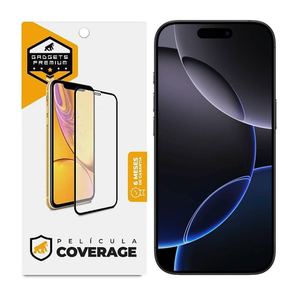Película para iPhone 16 Pro Max - Coverage 5D Pro Preta - Gshield