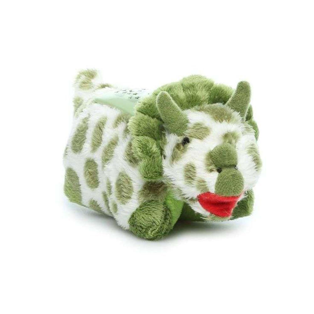 Brinquedo Pelúcia Pillow Pets Mini Com Luz Dtc Variação:green Triceratops