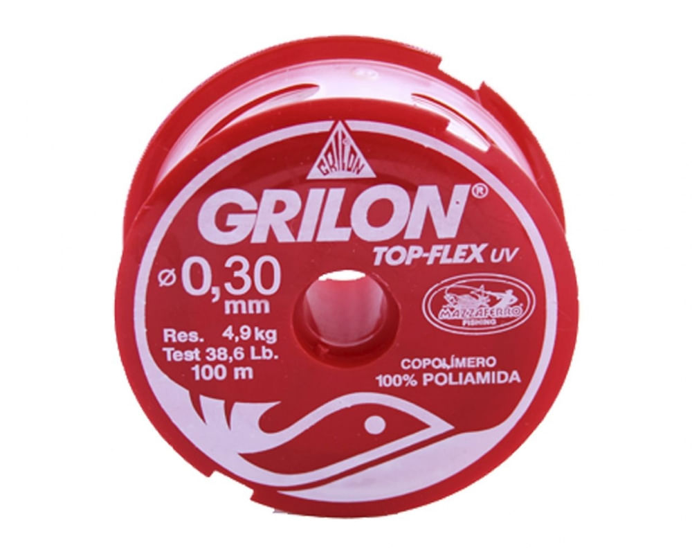 Linha Pesca Grilon Uv Br 0,30Mmx100M c/5pcs