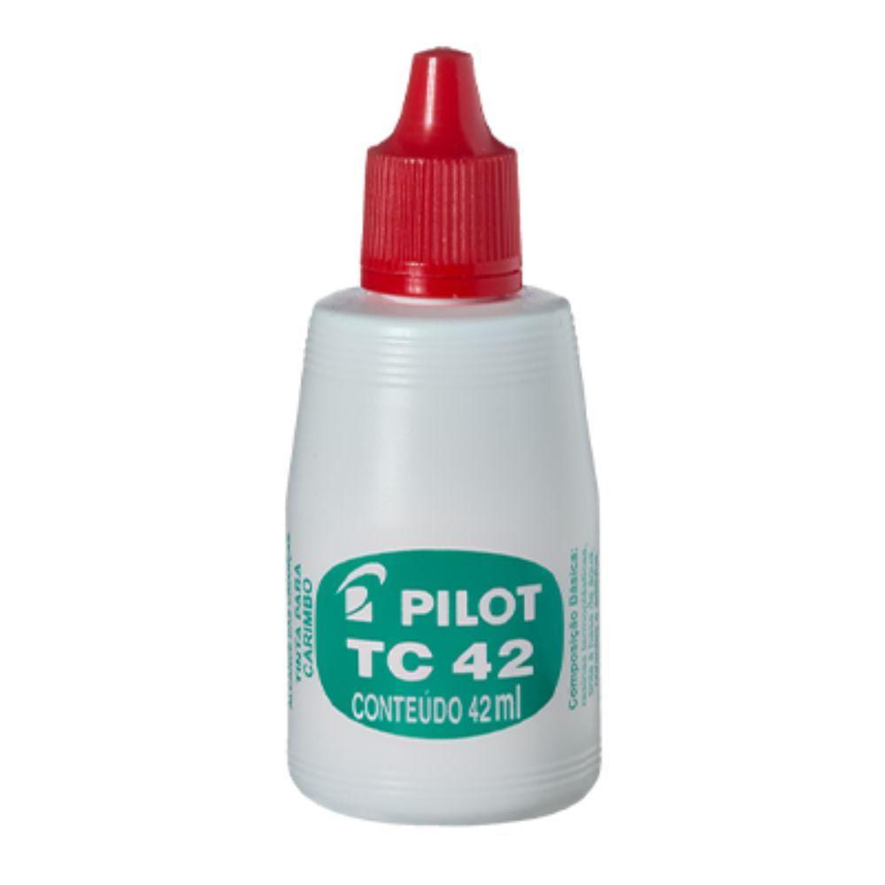 Tinta Tc42 Para Carimbo 42ml Pilot Vermelho