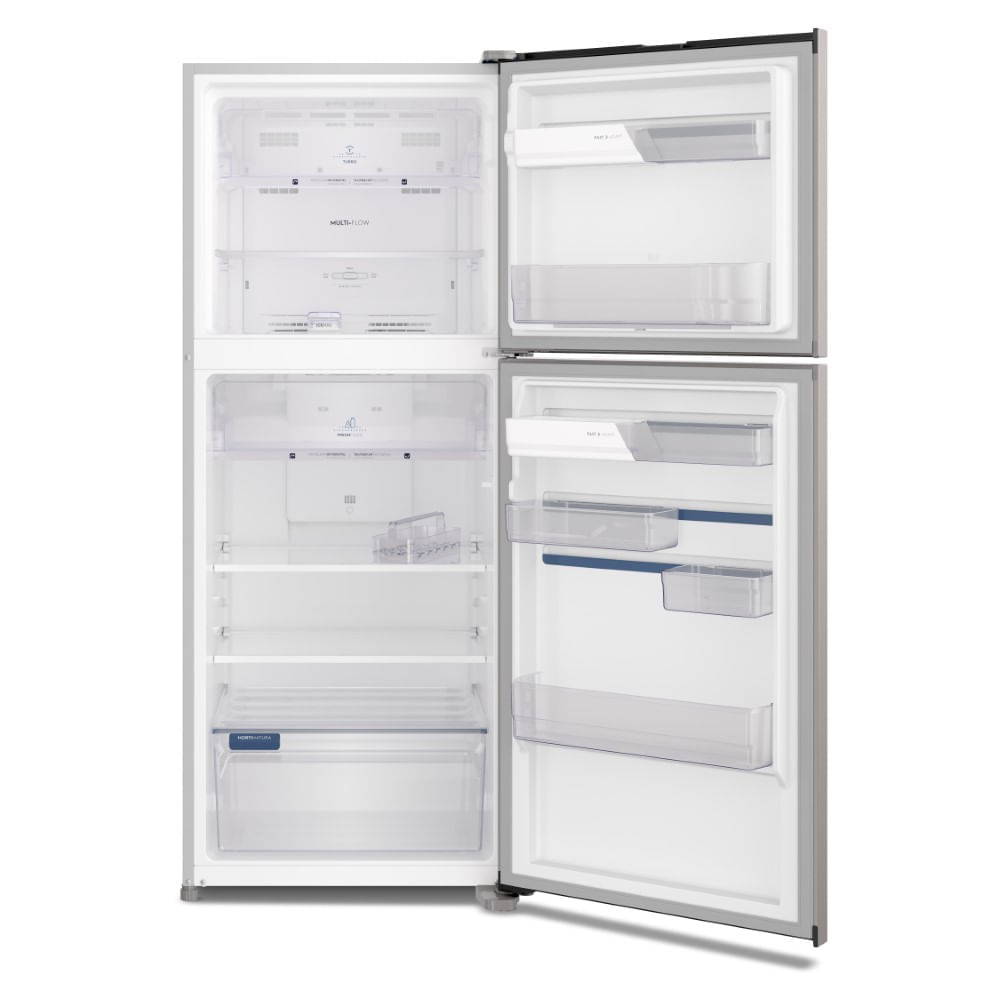 Geladeira Electrolux Frost Free 431L Efficient AutoSense Duplex Inox Look (TF70S) 127V