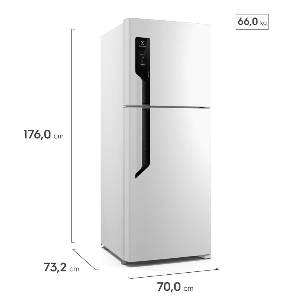 Geladeira Electrolux Frost Free 431L Efficient AutoSense Duplex Branca (TF70) 127V