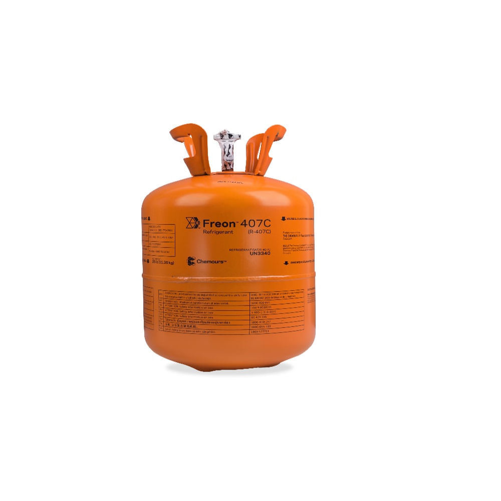 Gás HFC Freon Chemours 407C 11,35Kg