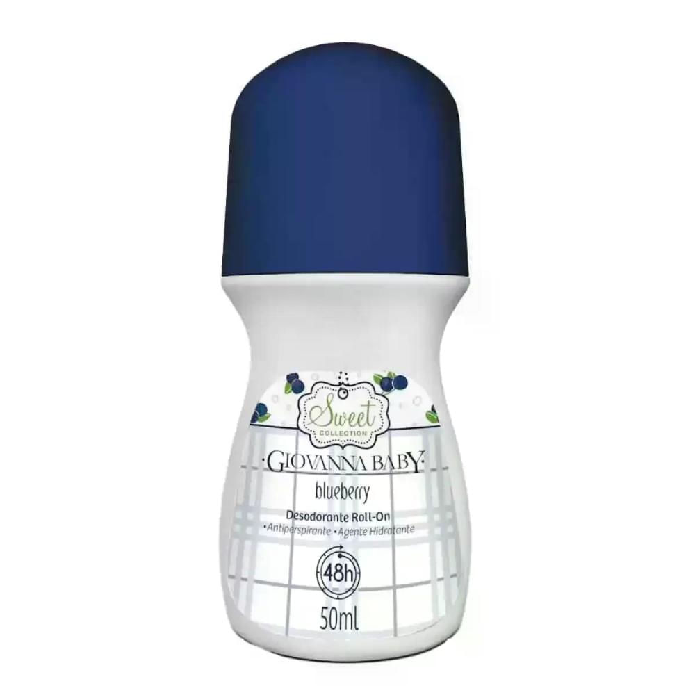 Desodorante Roll-On Blueberry Giovanna Baby 50Ml