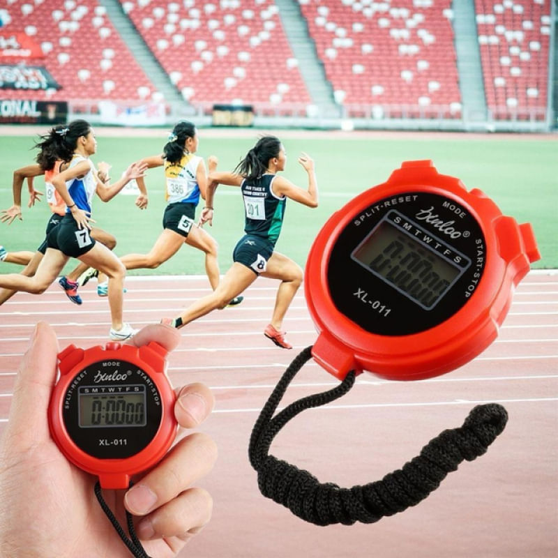 Cronômetro Digital Esportivo Para Atletismo Corrida Esporte Cordão