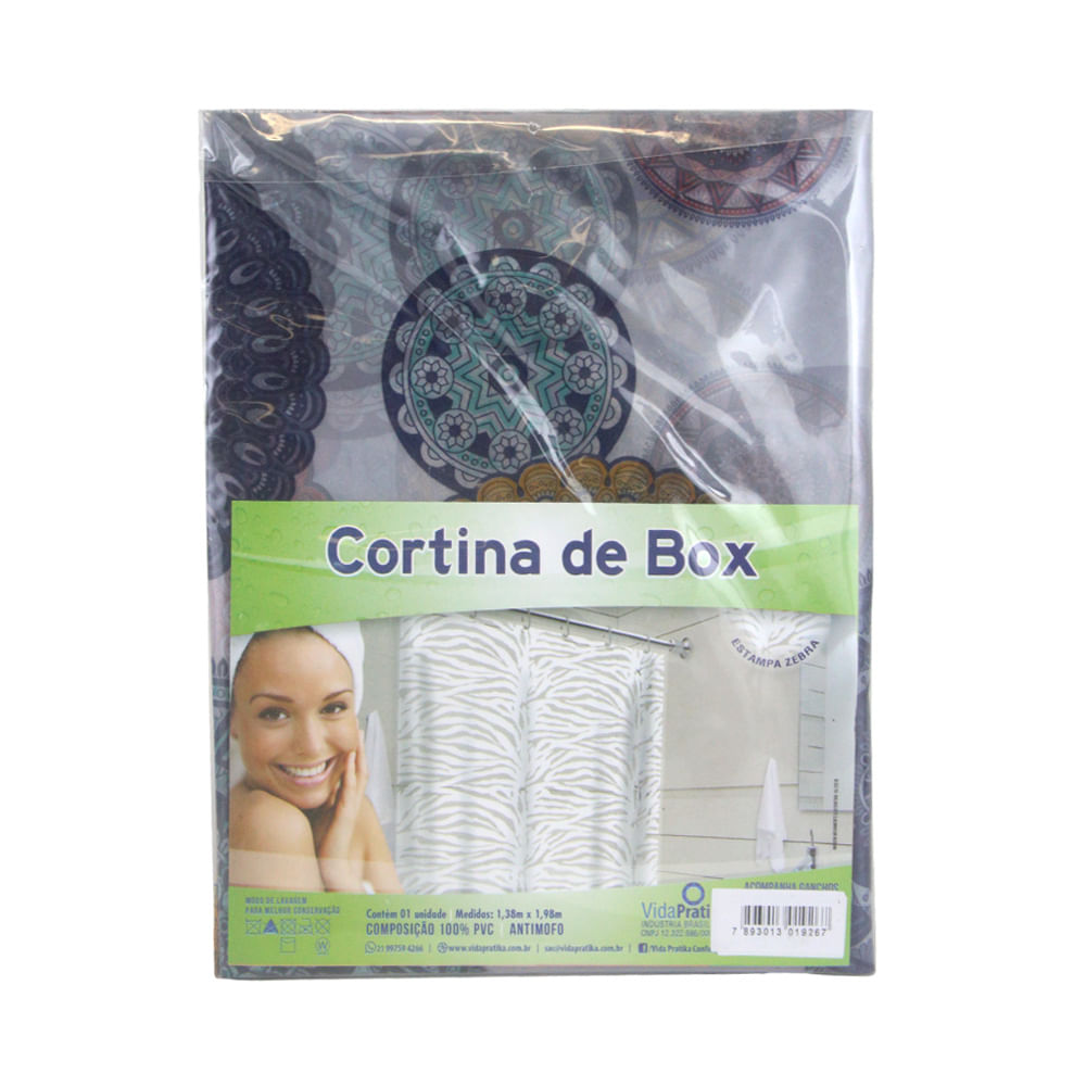 Cortina Vida Pratika para Box Mandala