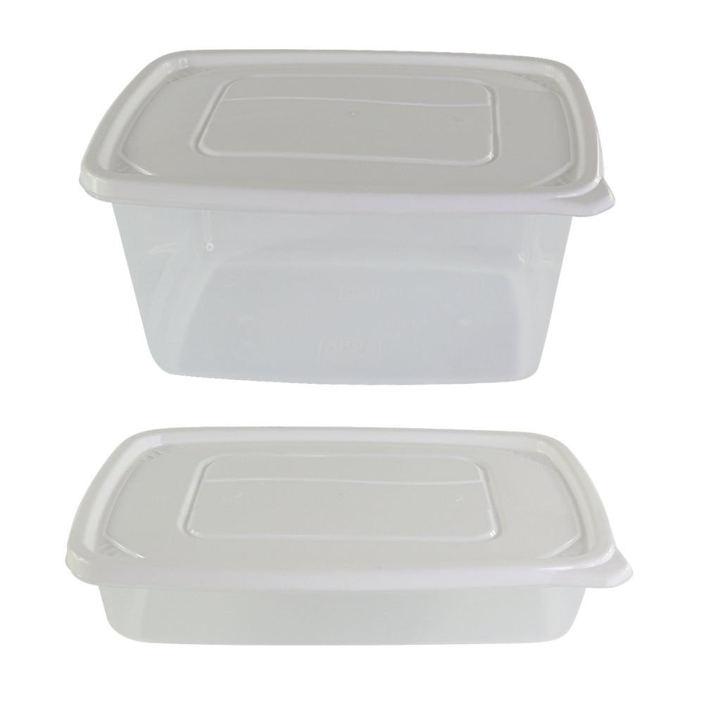 Conjunto com 10 Potes Recipientes de Plástico