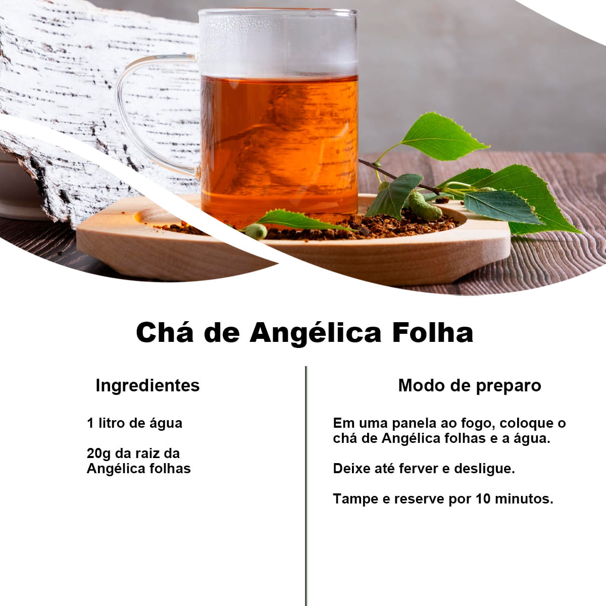 Chá de Angélica - Angelica sylvestris - 100g