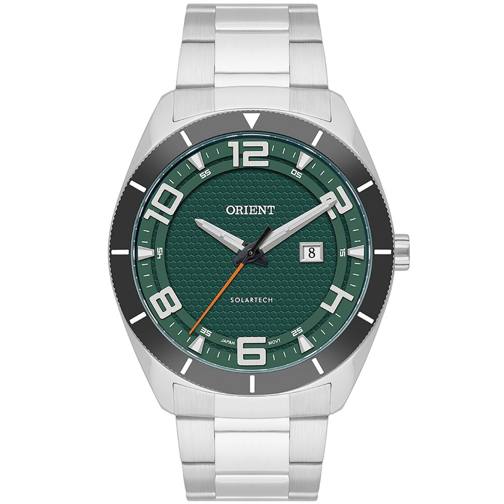 Relógio Orient Masculino Ref: Mbss1488 E2sx Solar Prateado