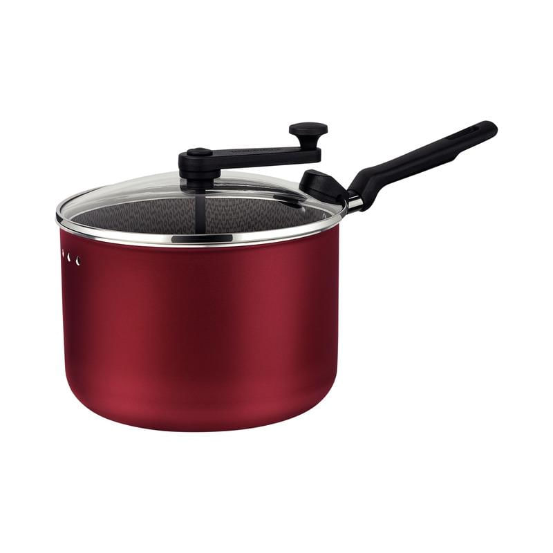 Pipoqueira Tramontina Loreto Alumínio,  Antiaderente, Vermelho 20cm 3,5L 20387/720