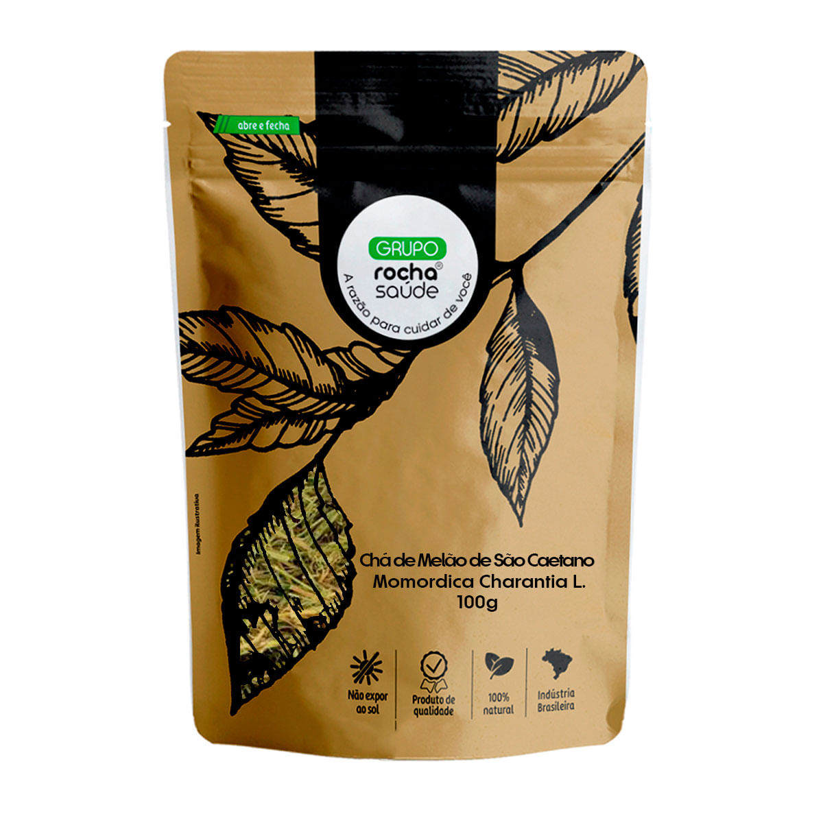 Chá de Melão de São Caetano 100% Natural - 100g