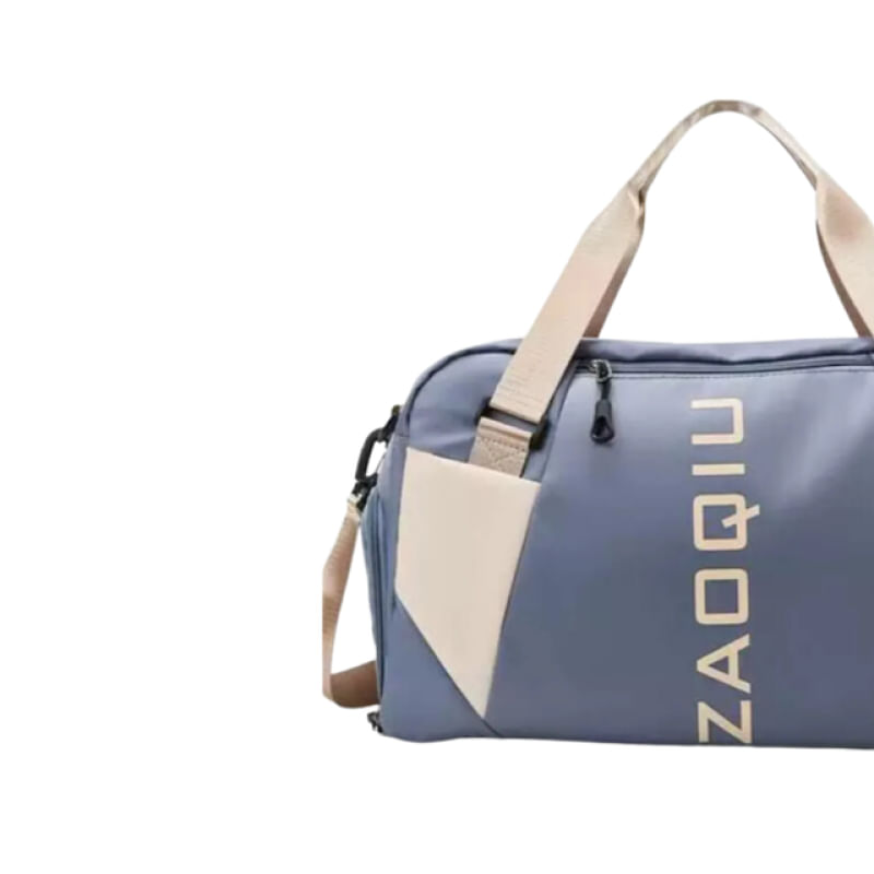 Bolsa Mala grande com alça Academia Esportiva Viagem, Piscina ideal para Viagens, porta sapatos - Azul