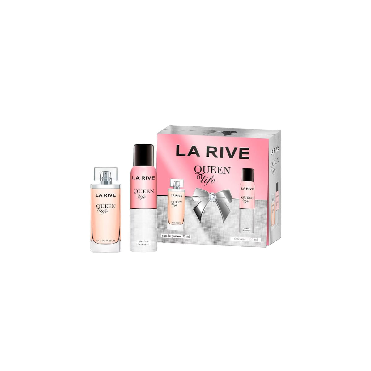 Kit La Rive Queen Of Life 75ml + Desodorante 150ml