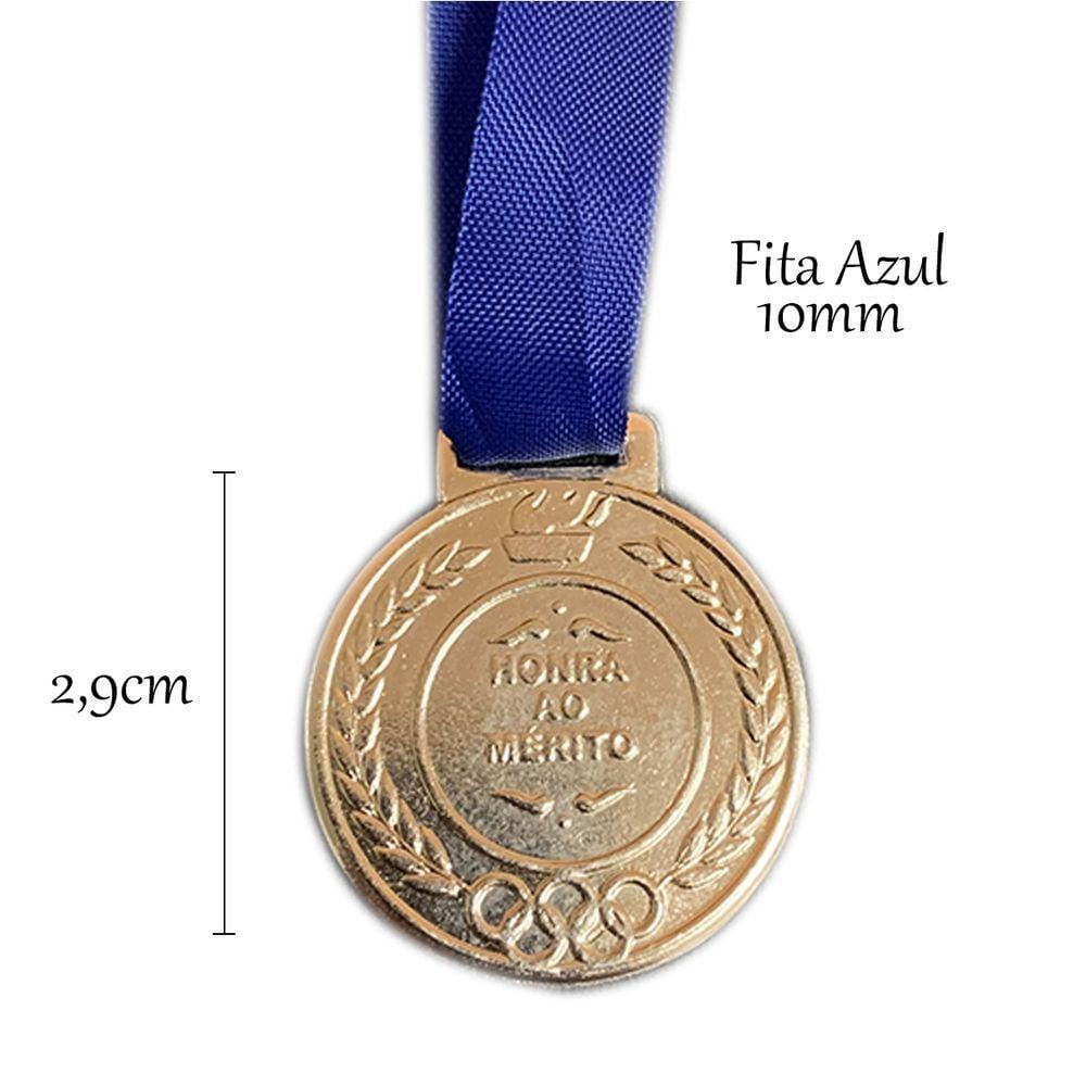 Lote 15 Medalhas Honra Ao Mérito Todas Colocações 2,9cm prata