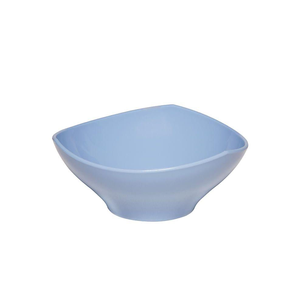 Bowl Flowers 1,5l Azul Em Polipropileno Linha Tendência Vem