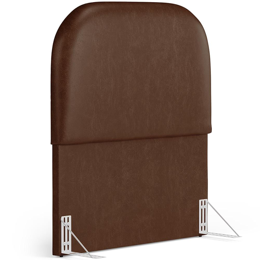 Cabeceira Cama Box 100cm Orgânica Lanna W01 Couríssimo Marrom - Lyam Decor