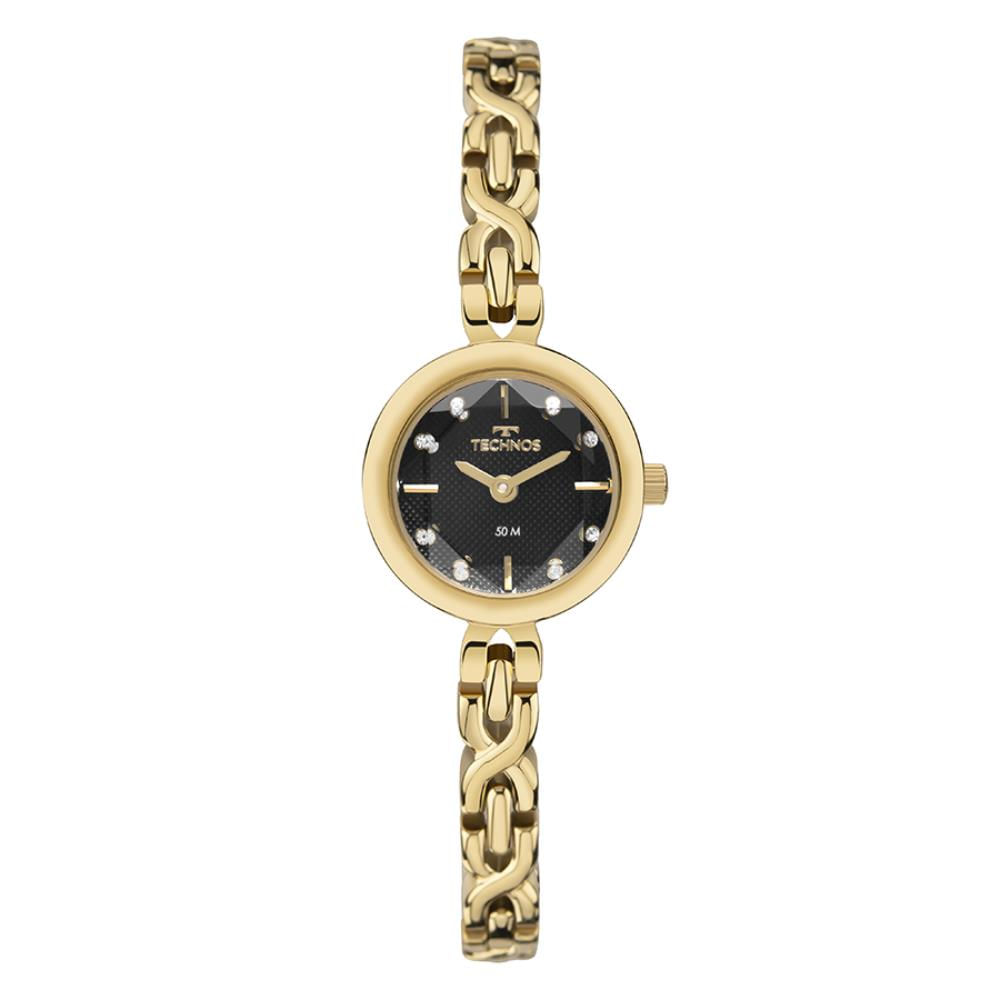 Relógio Technos Feminino Ref: 5y20lz/1p Elegance Mini Dourado