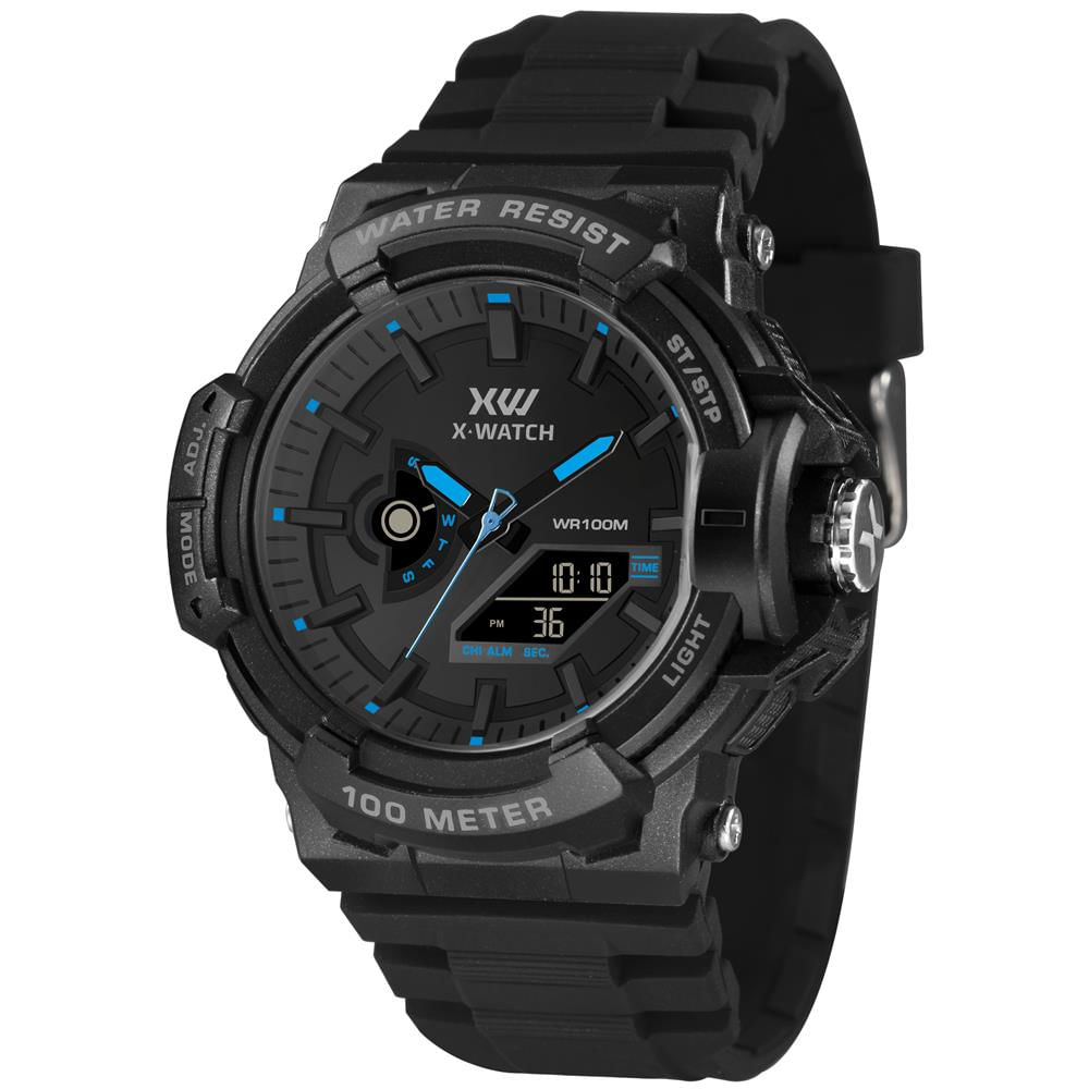 Relógio X-Watch Masculino Ref: Xmppa361 P1px Esportivo Anadigi