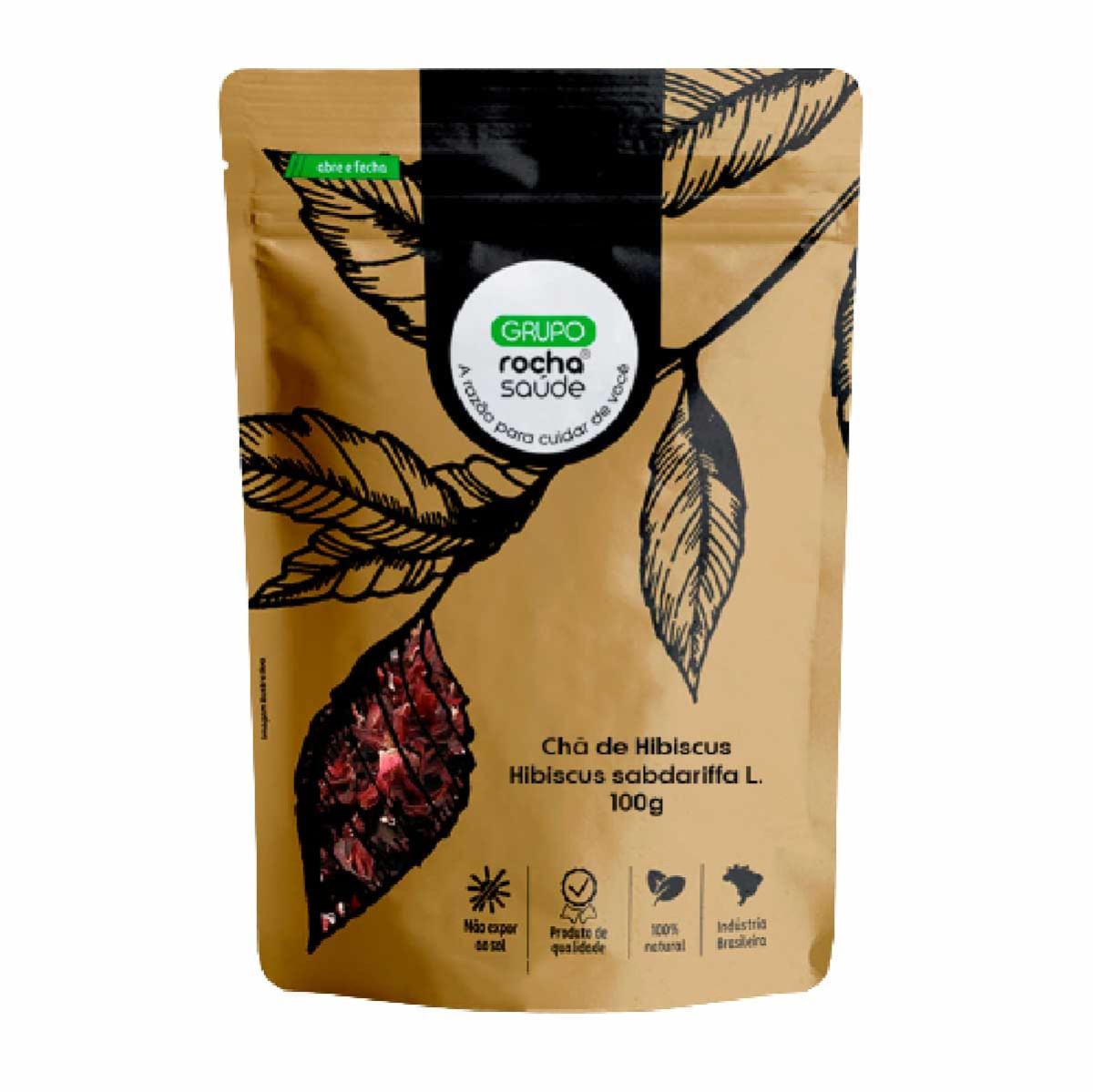 Chá de Hibiscus - Hibiscus sabdariffa L. - 100g