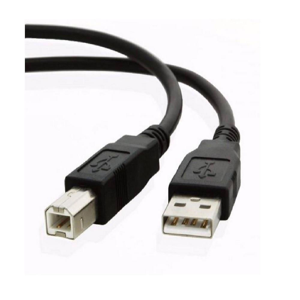 Cabo USB 2.0 AM/BM para Impressoras HP Epson Lexmark Brother Canon - 1,8 Mts