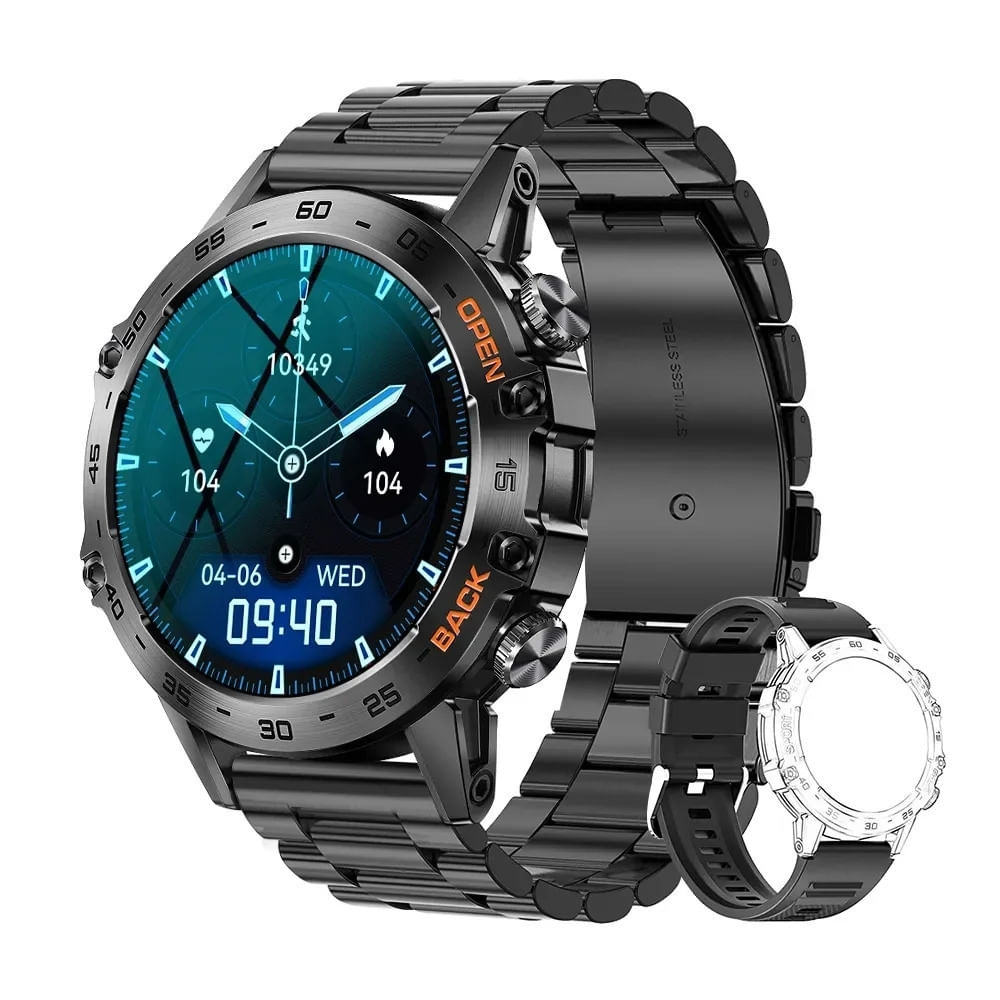 Smartwatch MEVADEN 1.39'', Bluetooth, Esportivo, IP67, Android iOS