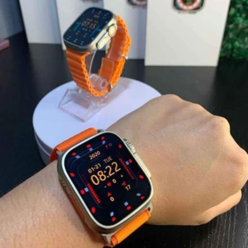 Microwear Smartwatch HW8 Ultra Série 8 Laranja