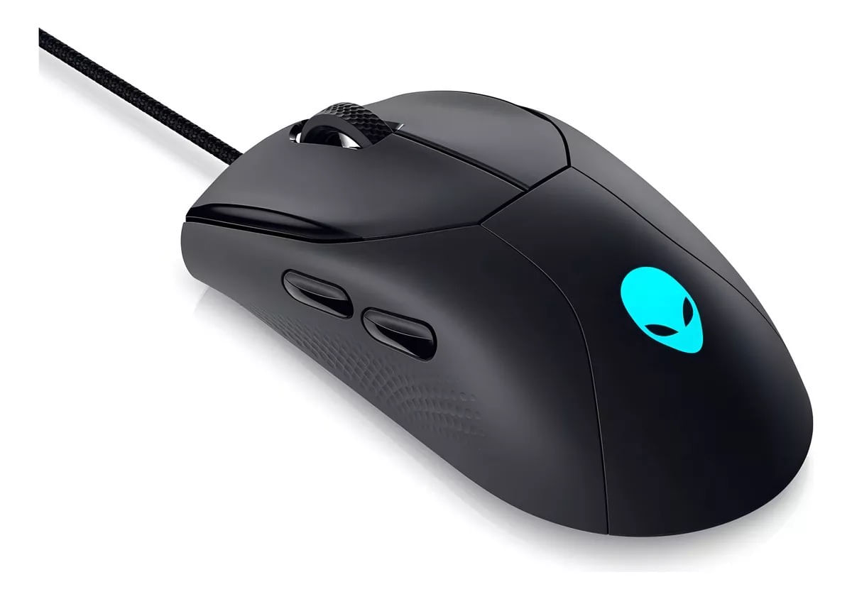 Mouse Gamer Com Fio Alienware, 19.000 DPI, 6 Botões - AW320M