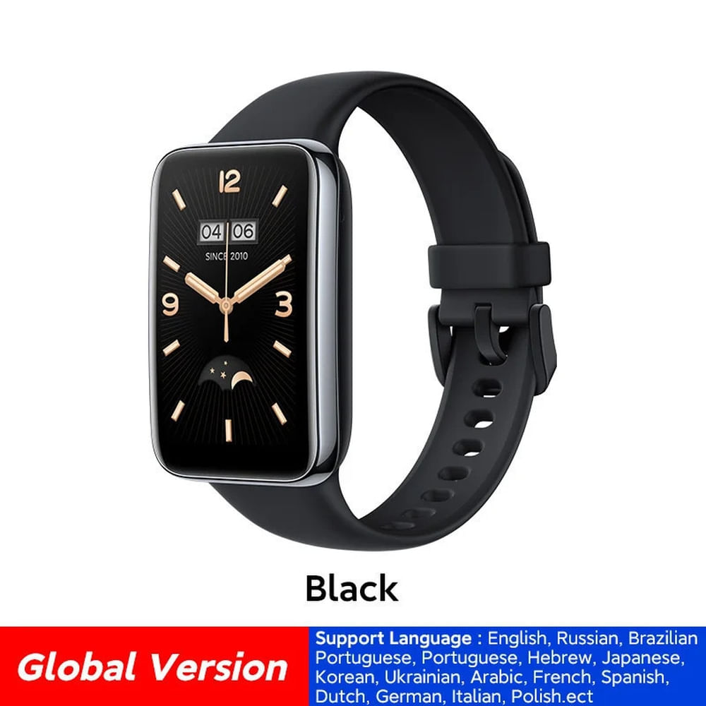 SmartWatch Xiaomi Band 7 Pro Global, 1.64'' AMOLED, GPS 40 / Preto