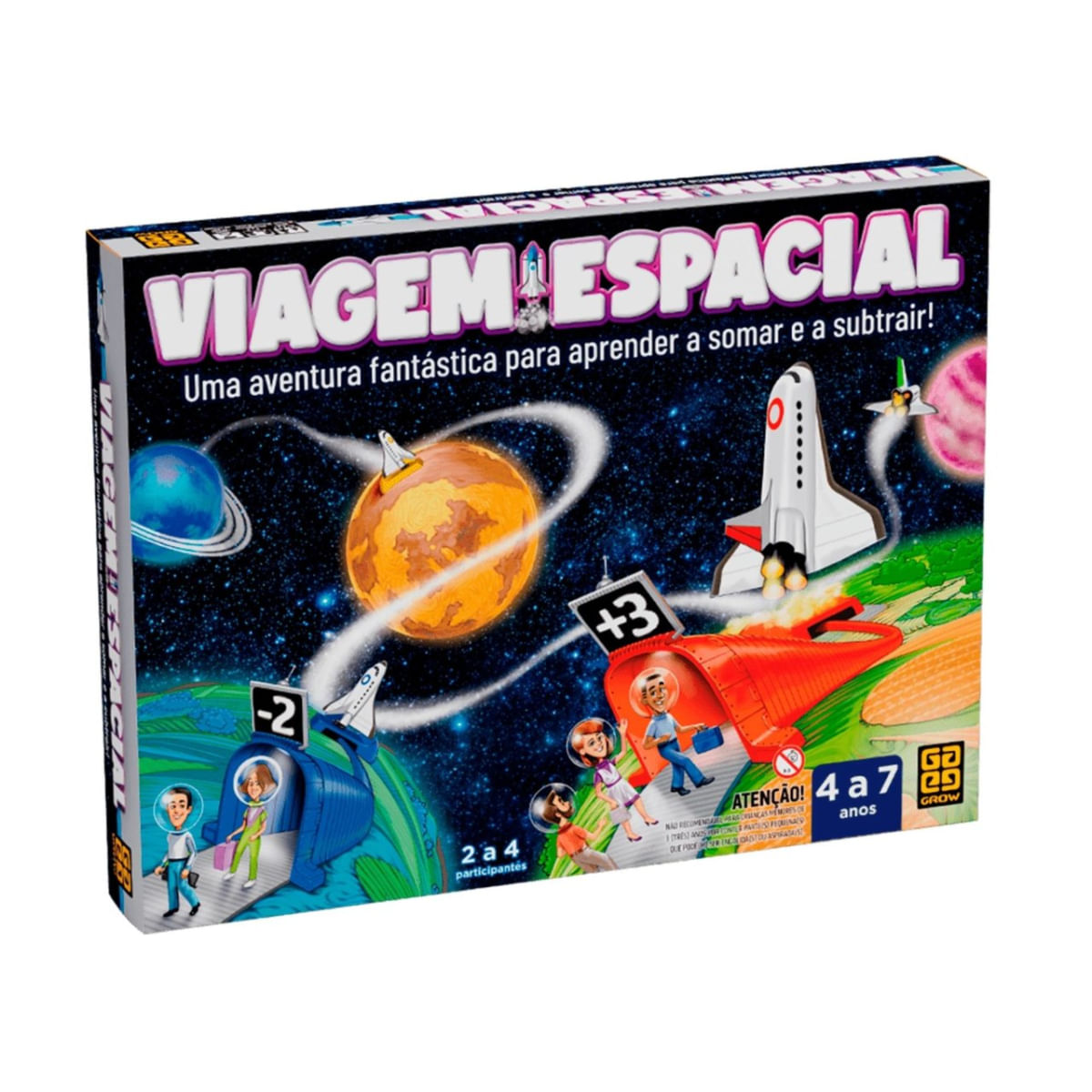 Jogo Educativo Infantil Viagem Espacial Grow - 04057