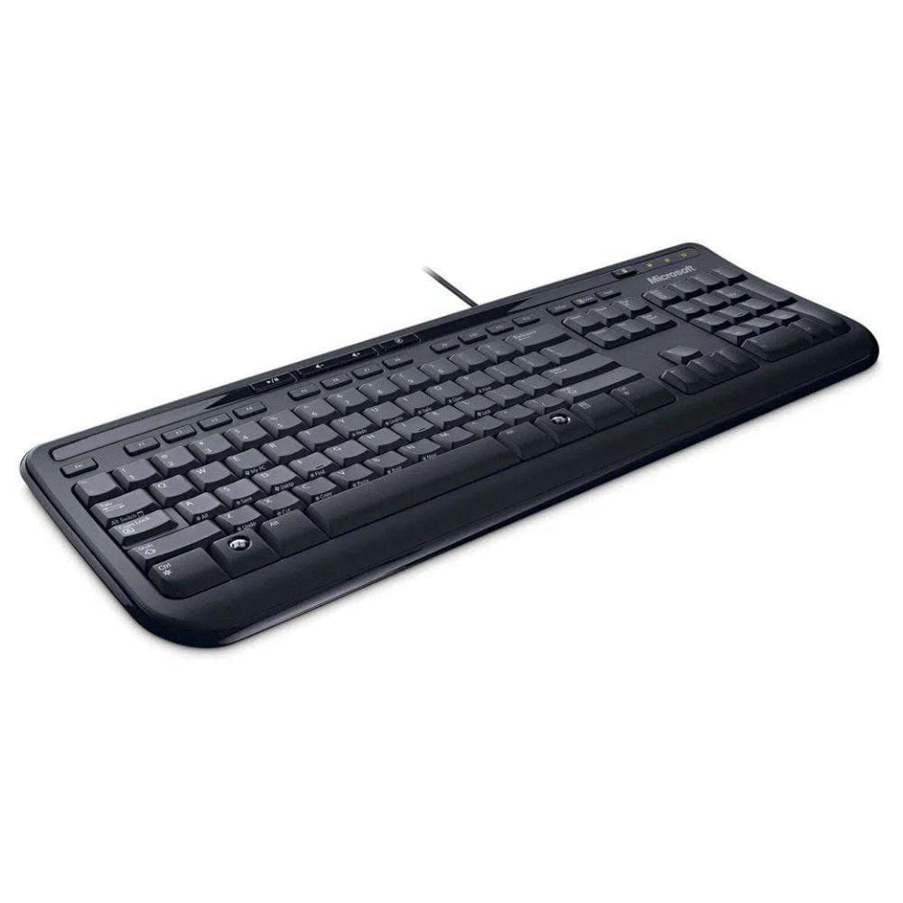 Teclado Microsoft Com Fio 600 Usb Preto Anb00005