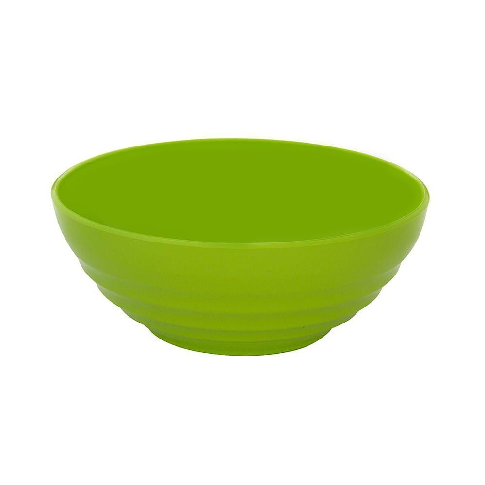 Bowl Oriental Redonda 1,2l Verde Em Polipropileno Linha Tropical Vem