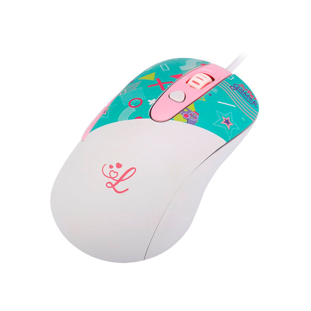 Mouse Gamer Luluca RGB 7200DPI 6 Botões L703 Redragon