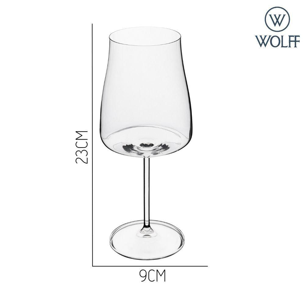 Taça De Vinho De Cristal Ecológico Alex 400ml Wolff