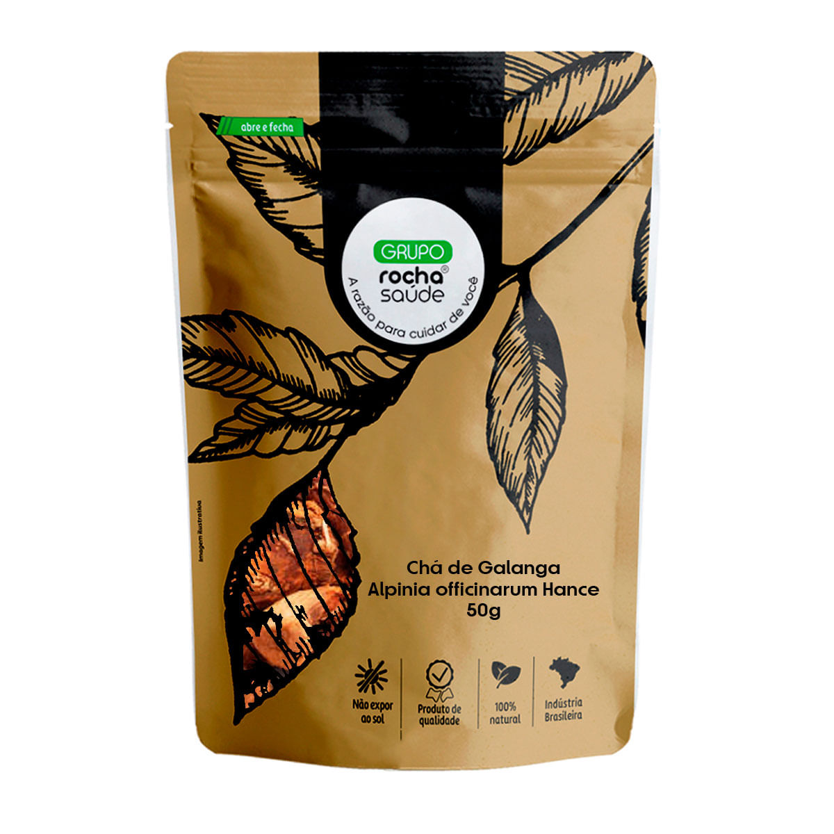 Chá de Galanga – Alpinia officinarum Hance – 50g