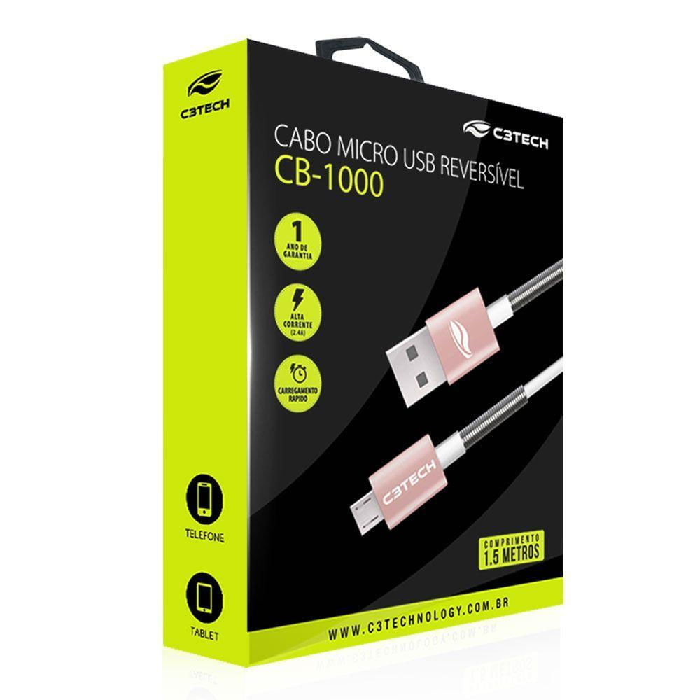 Cabo Pluscable Cb-1000pk Usb Micro Usb 1,5m