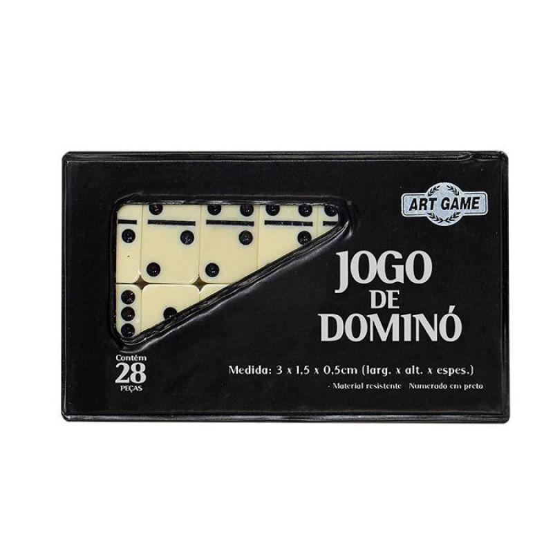 Jogo De Dominó 28 Peças
