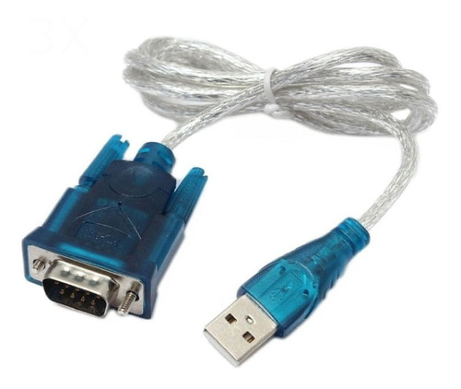 Kit Cabo Console Db9 X Rj45 + Cabo Serial Rs232 Db09 X Usb Azul