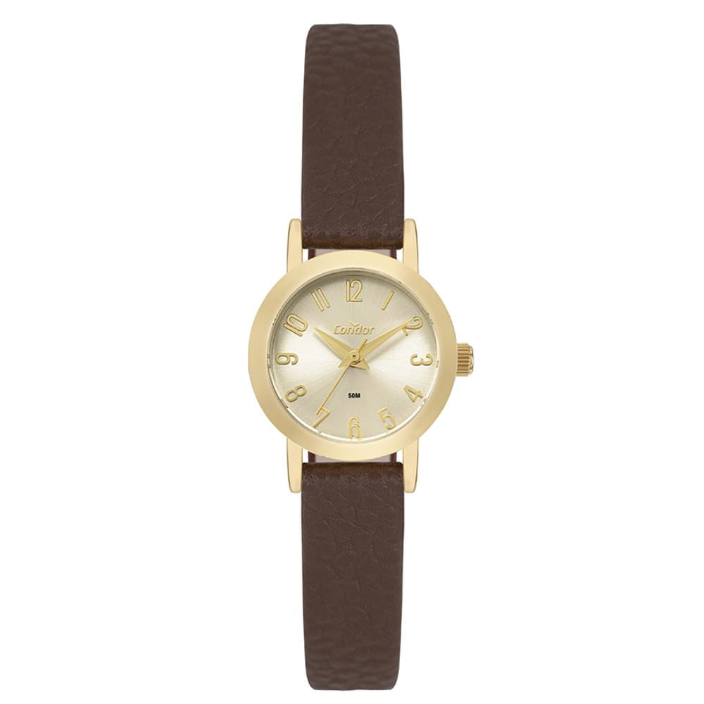 Relógio Condor Feminino Ref: Co2035nlx/5x Casual Dourado