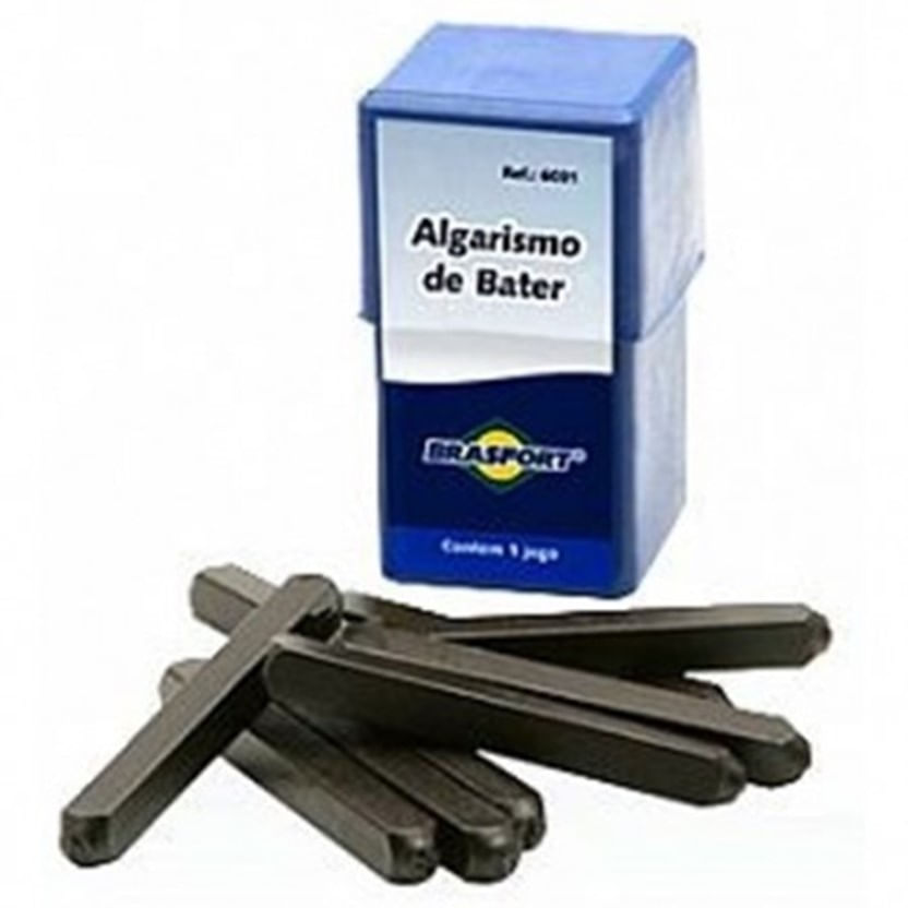 Algarismo de bater Brasfort 2 mm