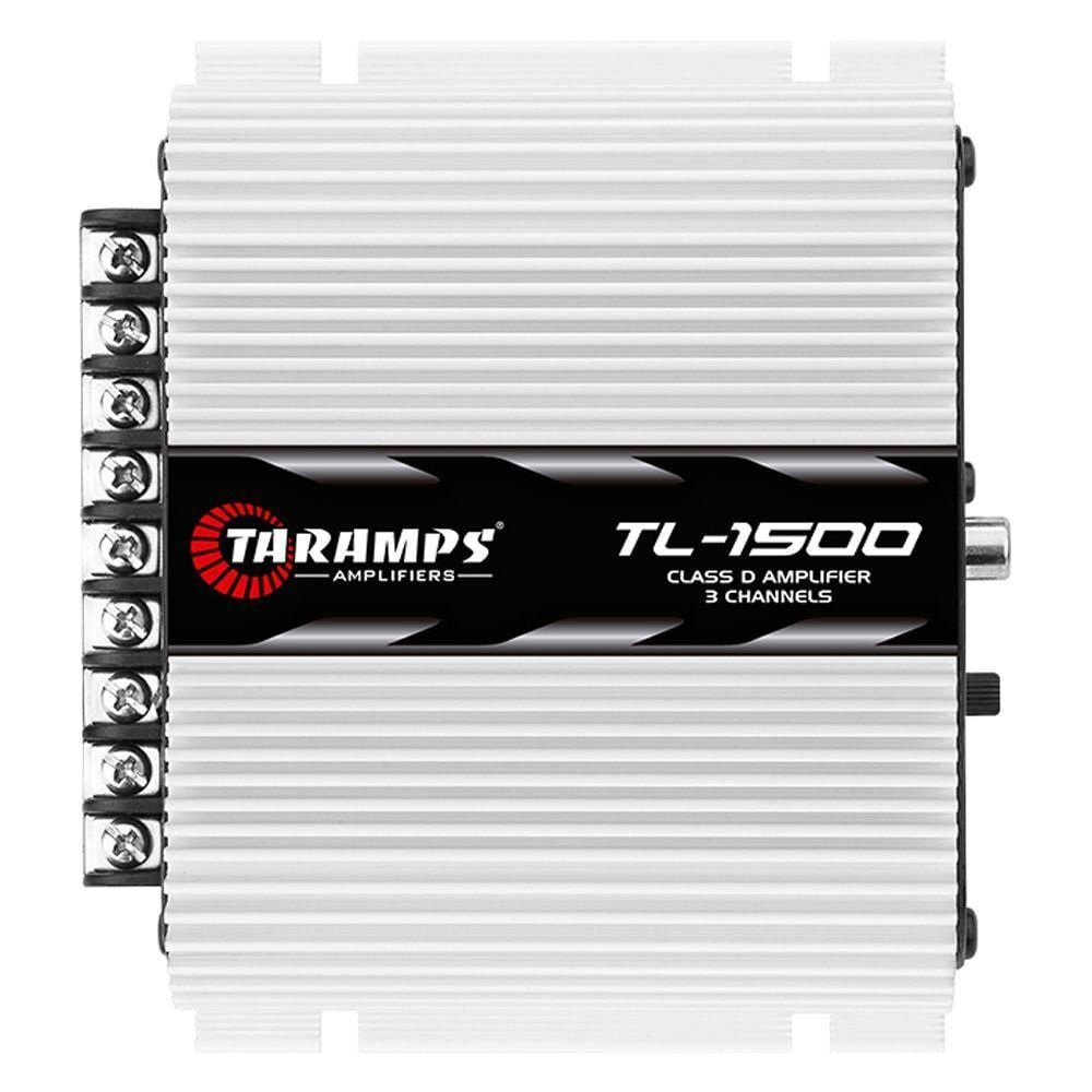 Modulo De Potencia Taramps Tl-1500 Digital 3 Can.2r 1x200wrms + 2x95wrms 13,8vdc