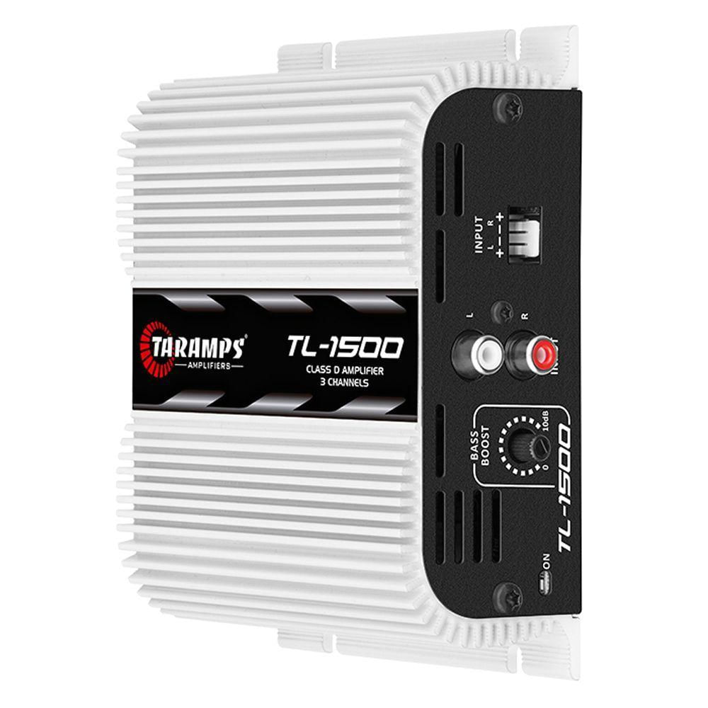 Modulo De Potencia Taramps Tl-1500 Digital 3 Can.2r 1x200wrms + 2x95wrms 13,8vdc