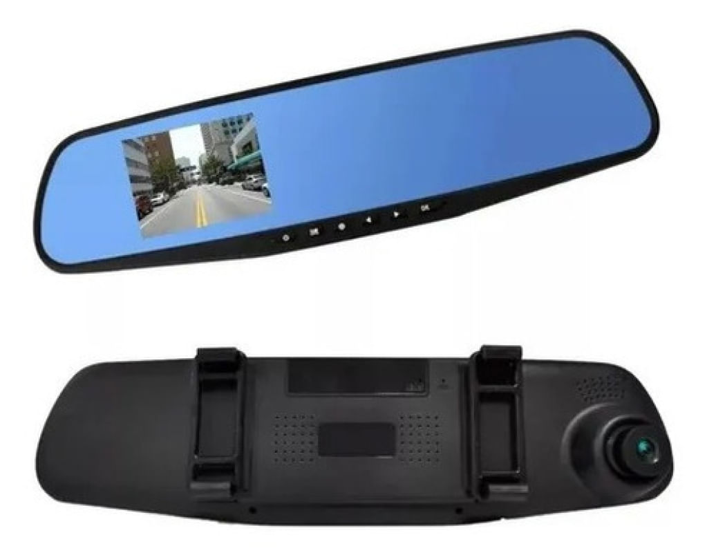Retrovisor Veicular Com Câmera Frontal 1080p Blackbox Dvr