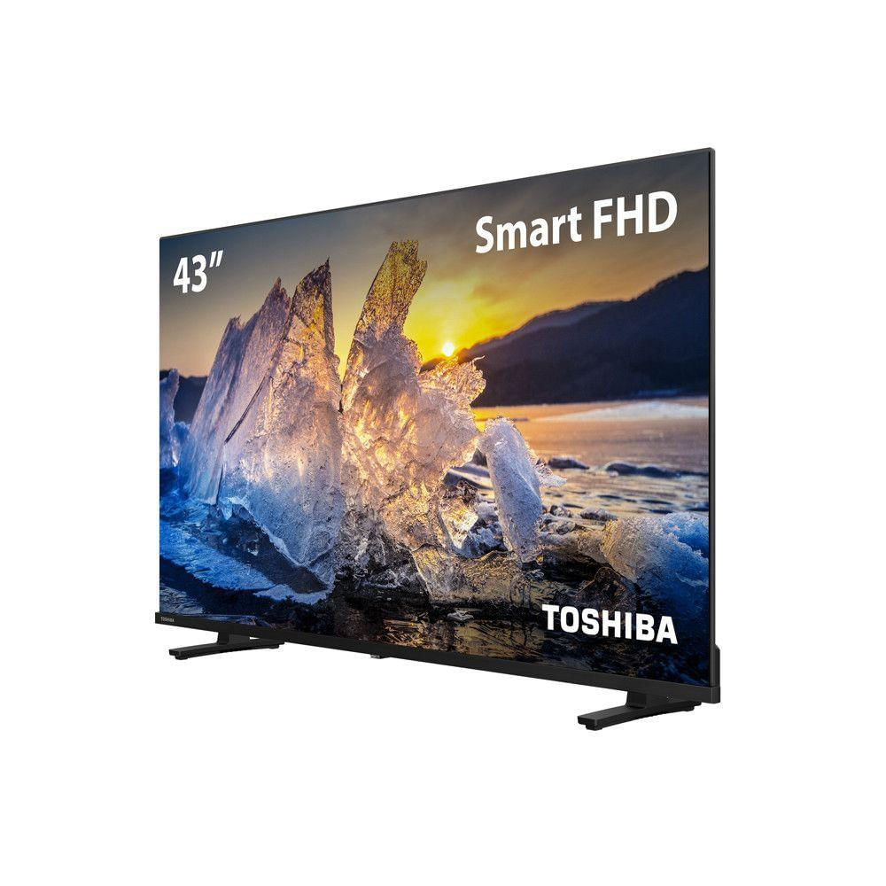 Smart TV TB021M 43 Dled Full Hd VIDAA 2 Hdmi 2 Usb Toshiba Preto