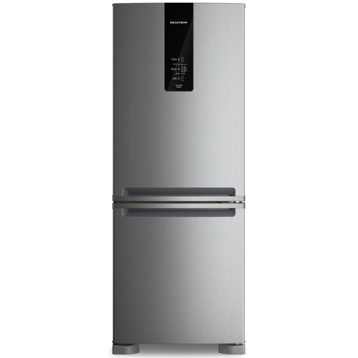 Geladeira Brastemp Duplex Smart Flow Inverse 447L Inox 220V BRE57FKBNA