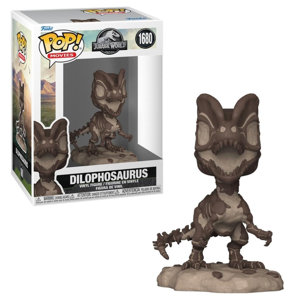 Boneco Funko Pop! Jurassic Park - Fóssil do Dilophosaurus
