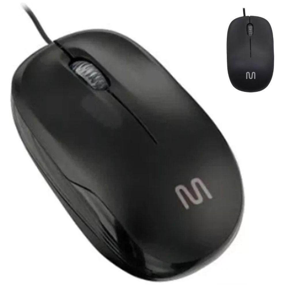 Mouse Usb Com Fio 1200 Dpi Pequeno