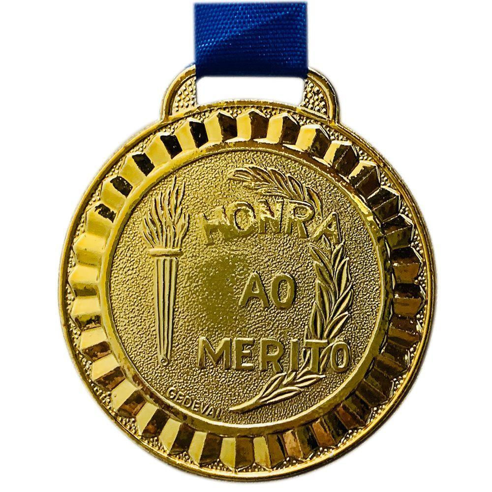 Medalha Honra Ao Mérito 4,5cm Ouro Prata Bronze Participação bronze